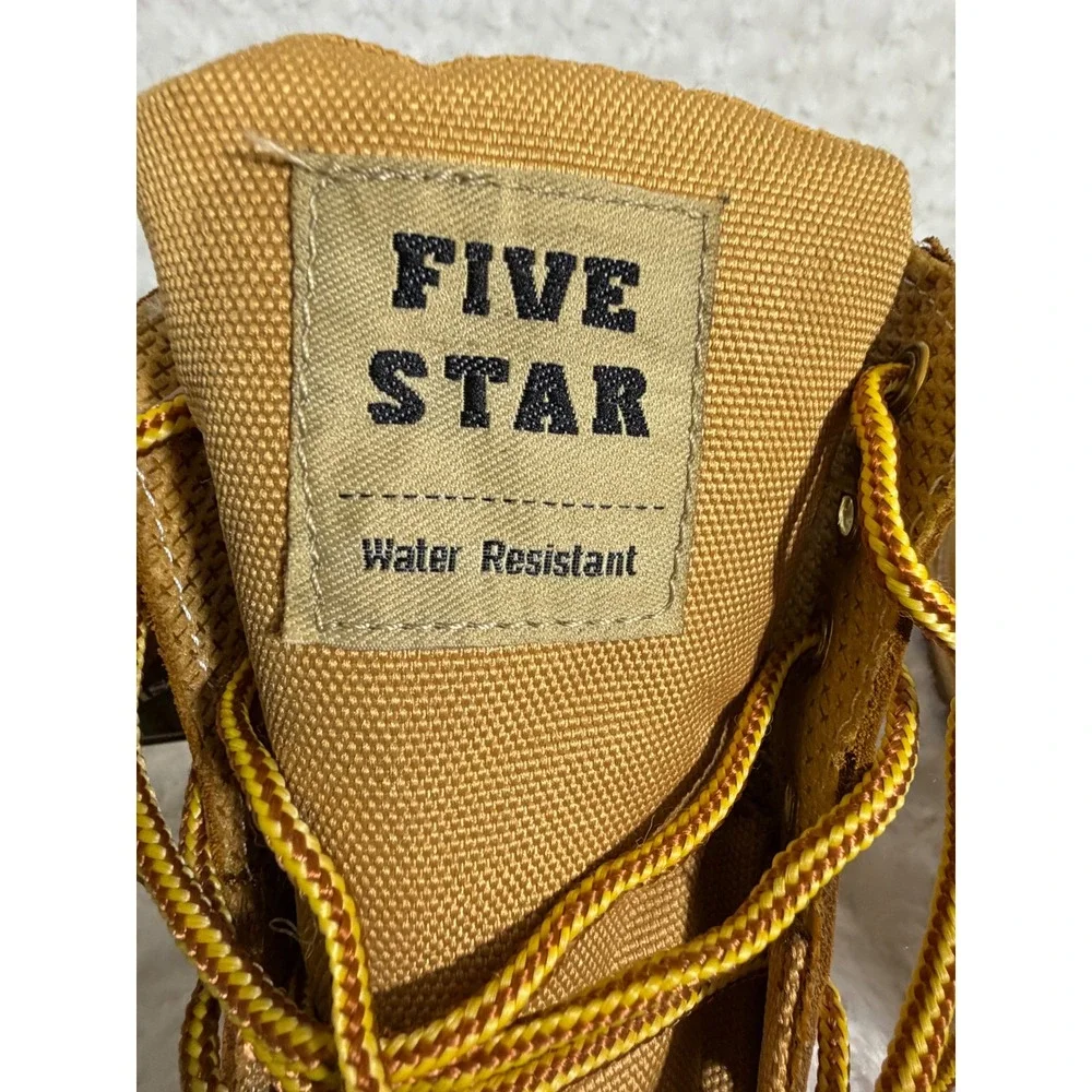 Five‎ Star Mens Size 13 Insulated Water Resistant Leather Work Boots New